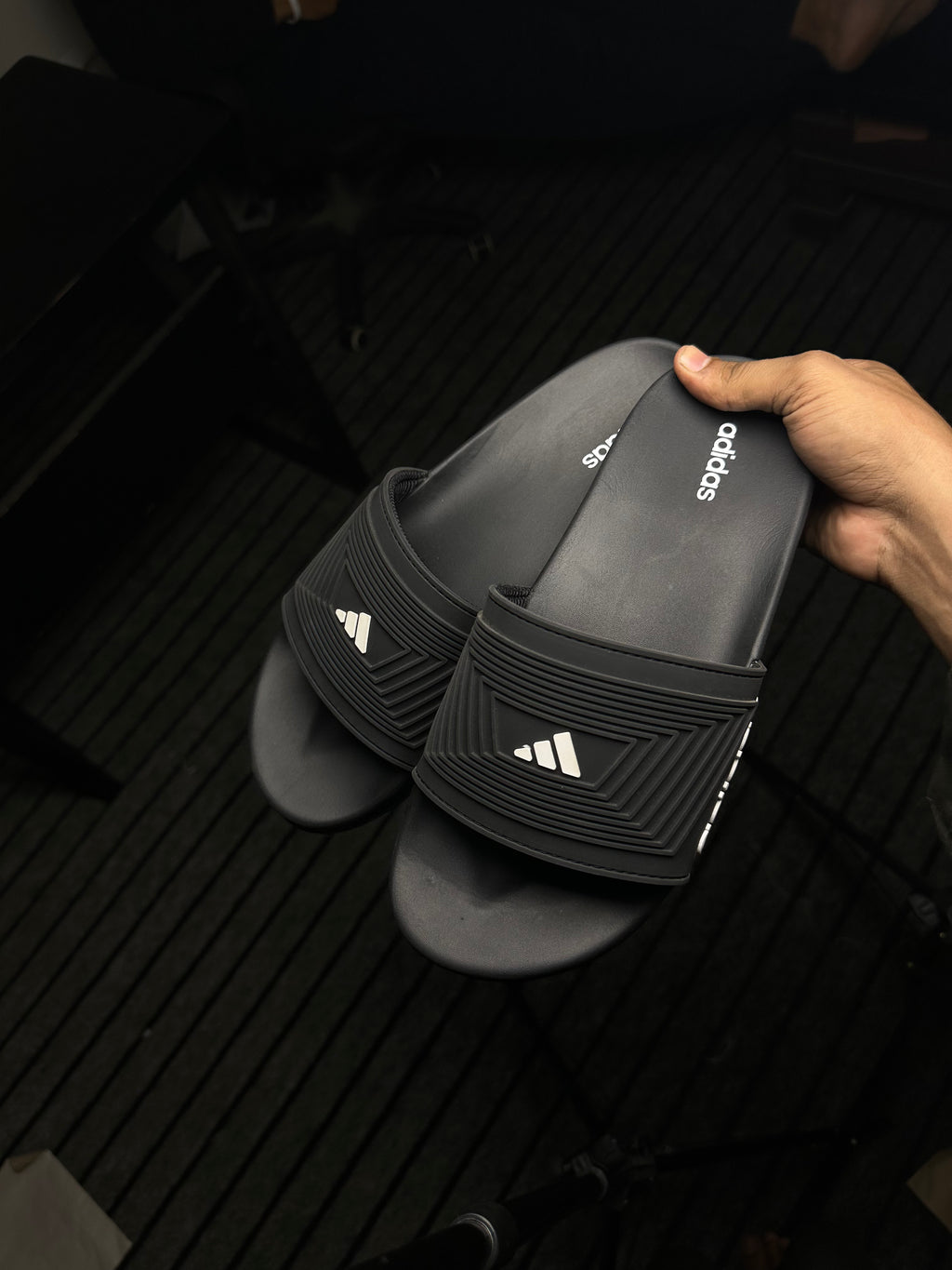 Crokcer Adidas Slides In 3 New Colors