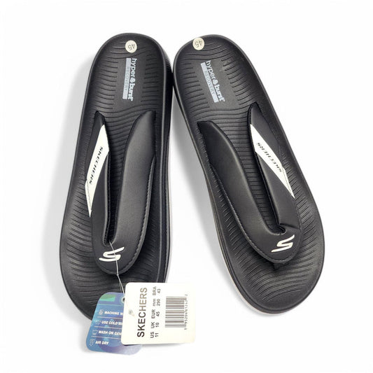 Black Skecher Hyper burst slippers